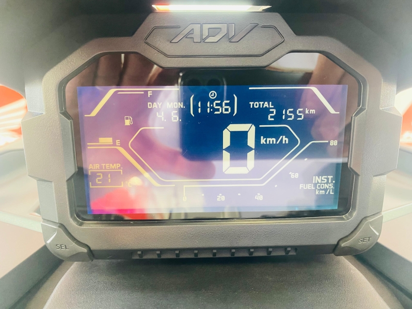 honda adv 150 com apenas 2.155 km