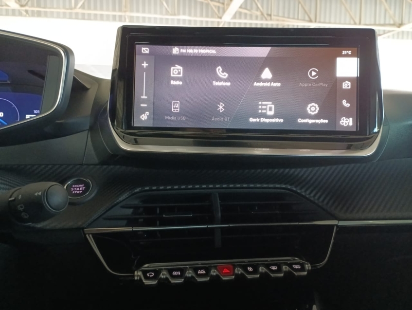 peugeot 208 1.0 turbo 200 flex gt cvt 4p automatico 2025