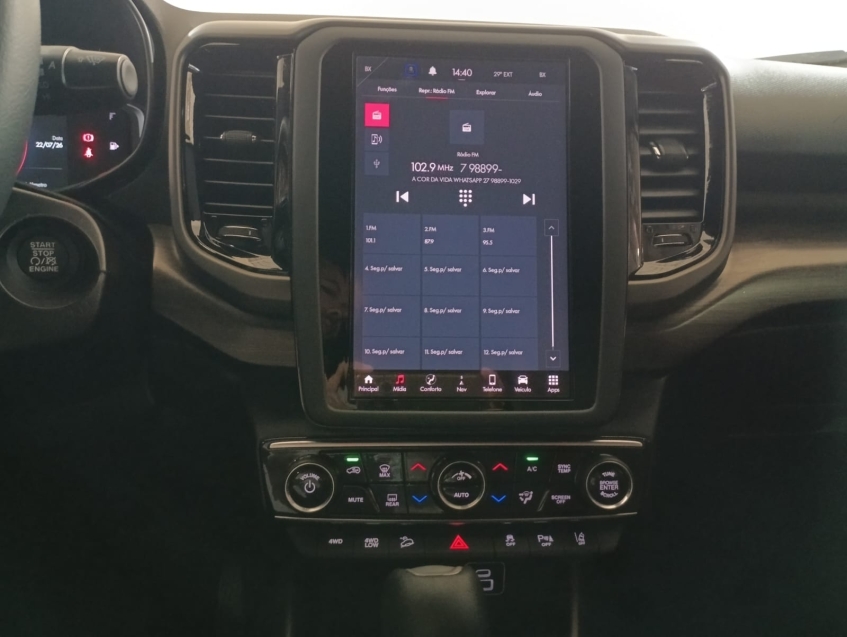 fiat toro 2.0 16v turbo diesel ranch 4wd at9 4p automatico 20259
