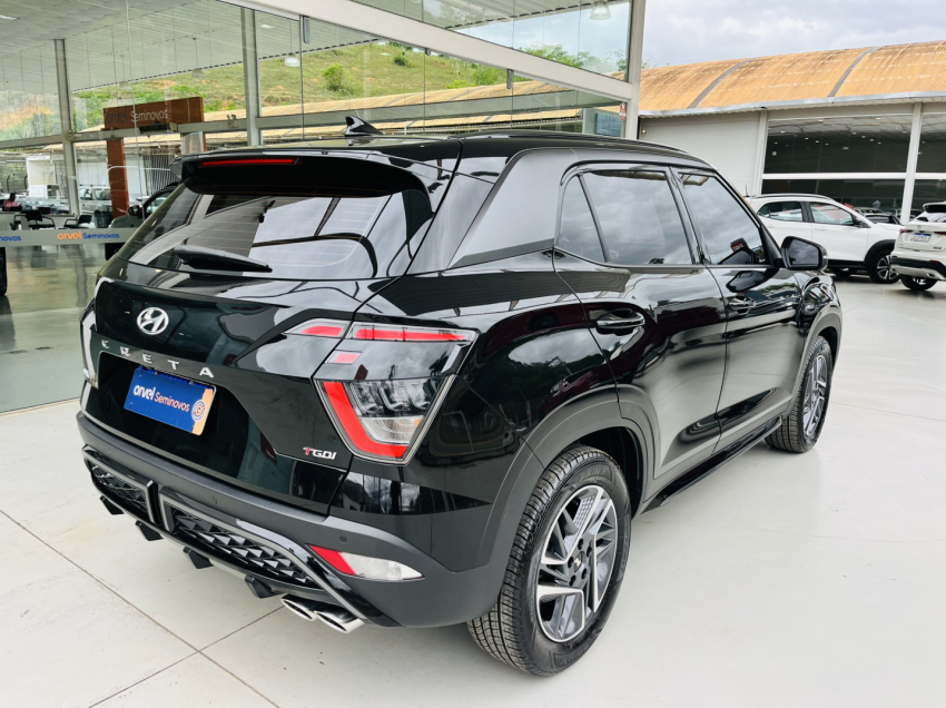 hyundai creta nline 1.0 tgdi automatico6
