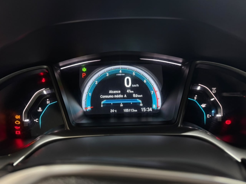 honda civic 2.0 16v flexone exl 4p cvt 1.9 flex automatico 201714