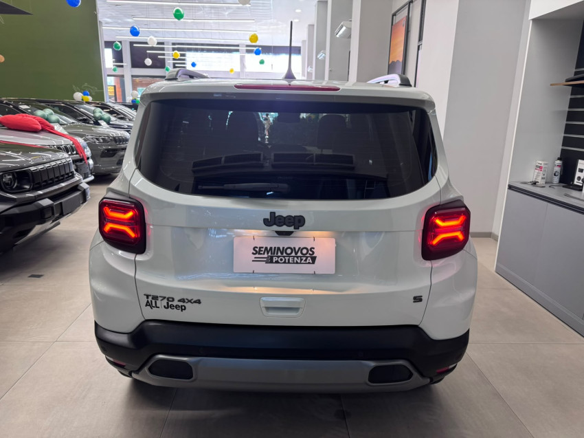 jeep renegade s turbo 4x4 flex automatico com teto solar t270 baixa km de garagem muito novo4