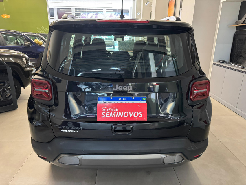 jeep renegade s 4x4 flex turbo teto solar baixa km super novo
