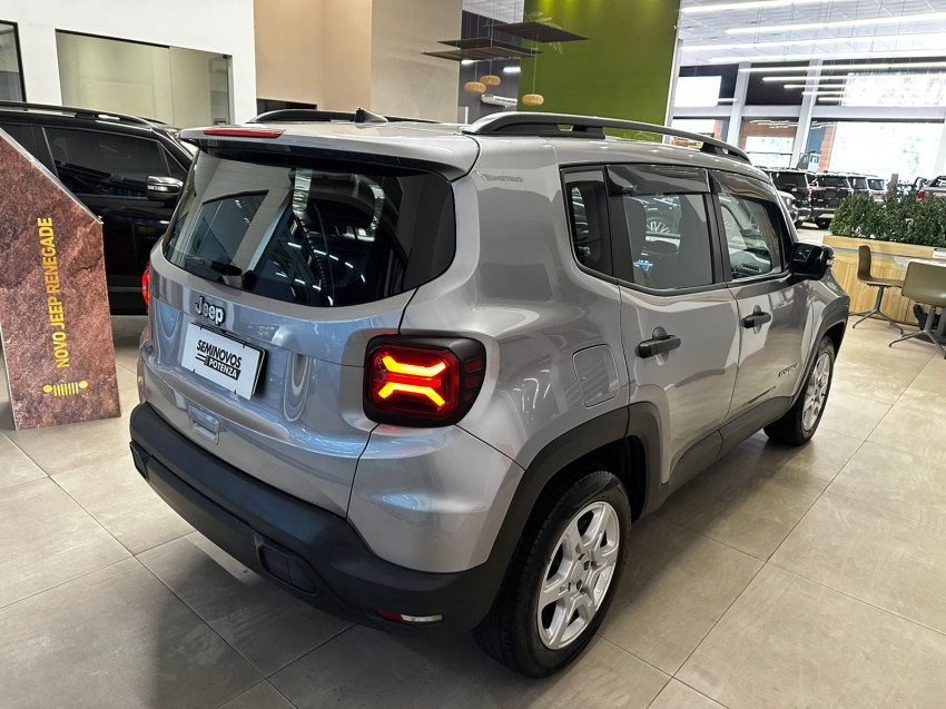 jeep renegade flex automatico turbo t270 super novo baixa km3