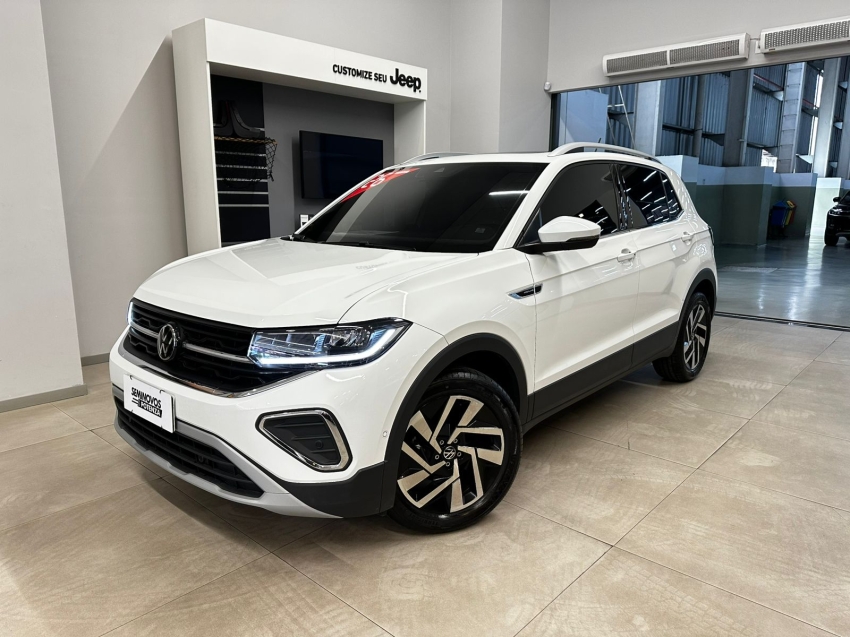 volkswagen t-cross 1.4 250 tsi total flex highline at 25/26 seminovo