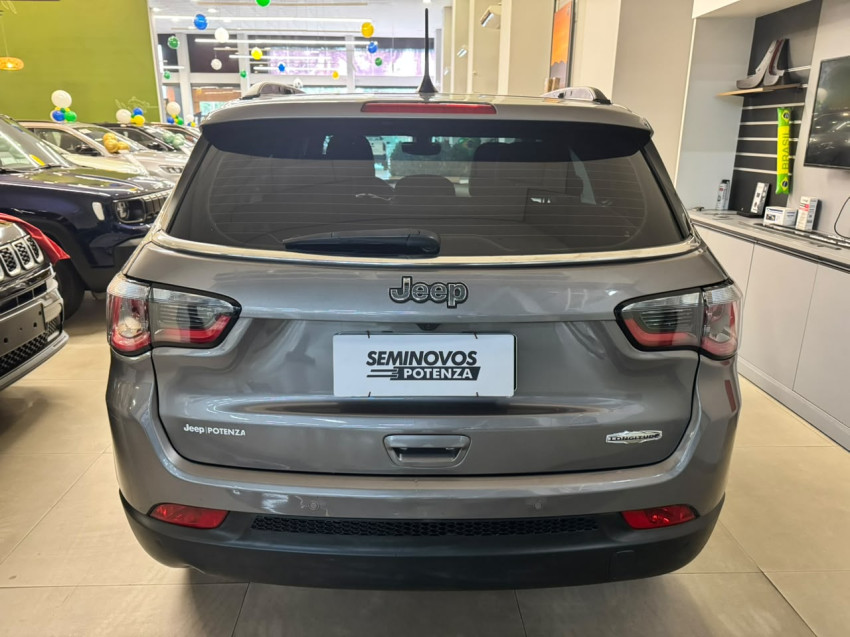 jeep compass 2.0 16v flex longitude at 20/21 baixa km super novo4