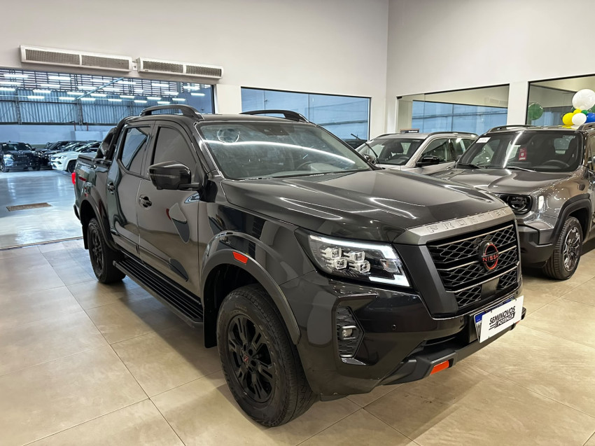 nissan frontier 4x4 diesel pro4x automatico picape baixa km super nova teto solar2