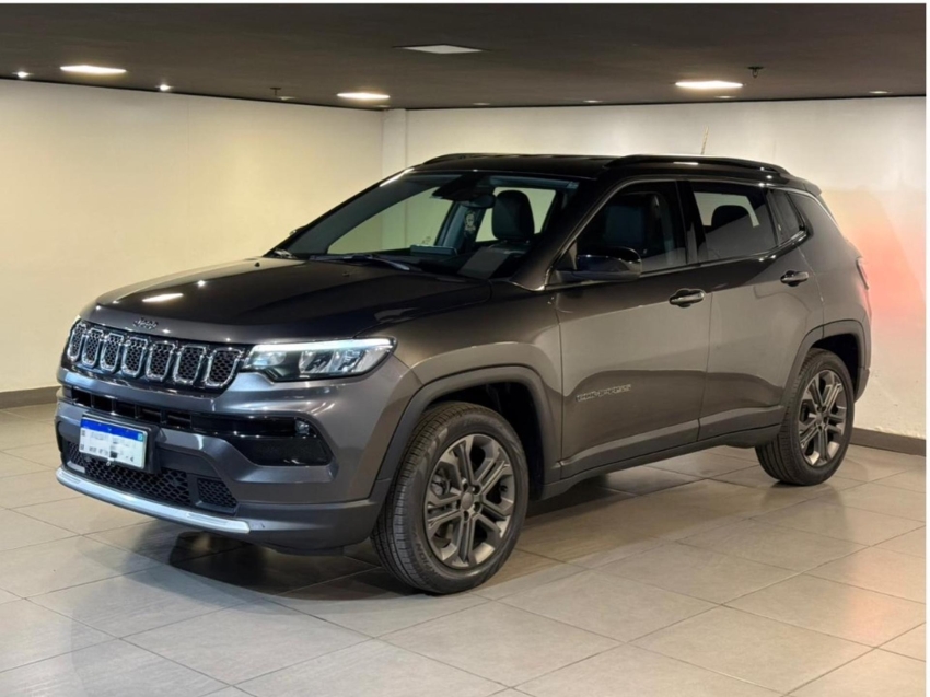 jeep jipe compass suv longitude turbo t270 automatico ano 2022 baixa km cinza metalico revisado periciado aprovado1