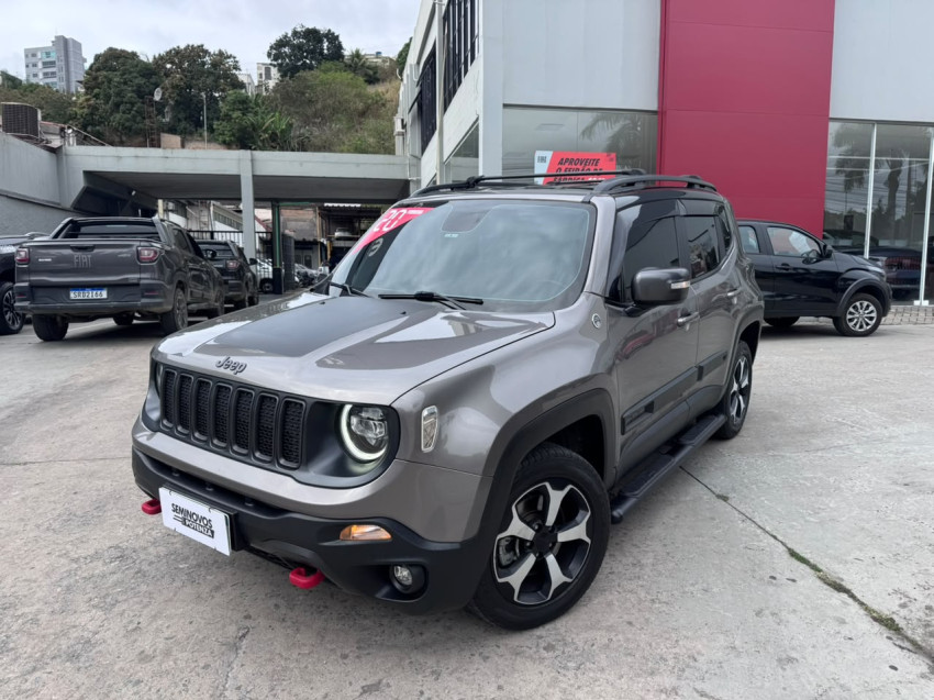 renegade jeep 4x4 diesel automatico modelo trailhawk jipe baixa km super novo0