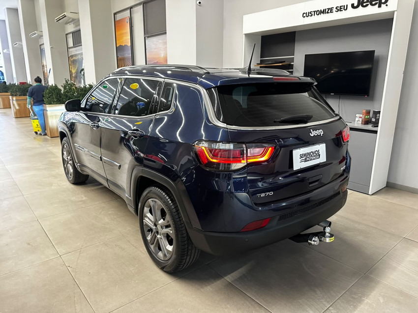 jeep compass longitude flex turbo automatico t270 1.3 baixa km super novo5