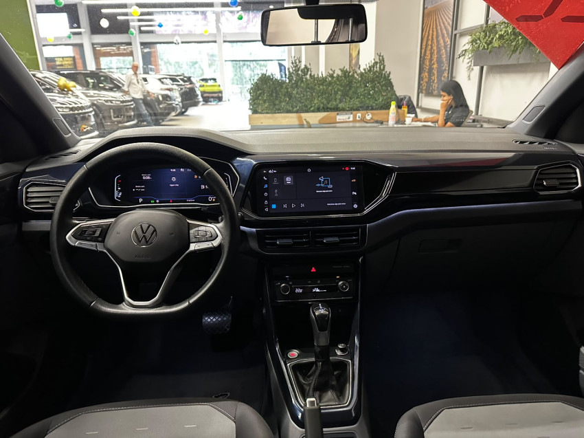volkswagen tcross t-cross confortline vw turbo 200 tsi baixa km flex cambio automatico revisado6