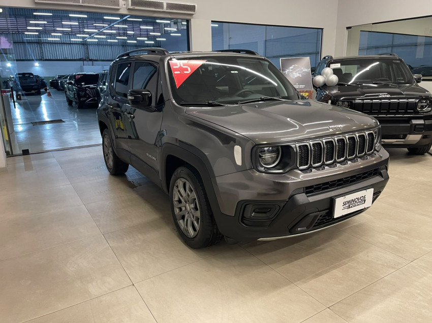 jeep renegade 1.3 t270 turbo flex longitude at6 25/25 seminovo1