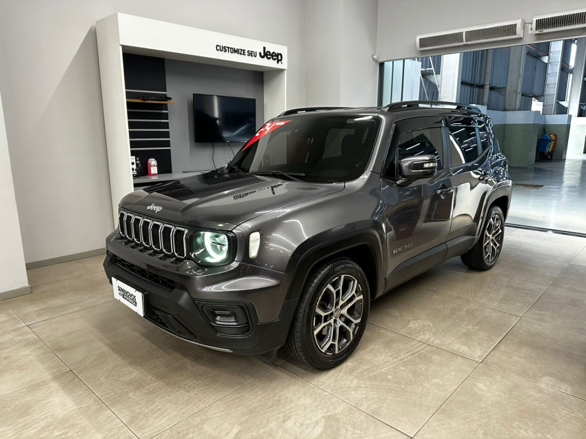jeep renegade 1.3 t270 turbo flex longitude at6 23/24 seminovo0