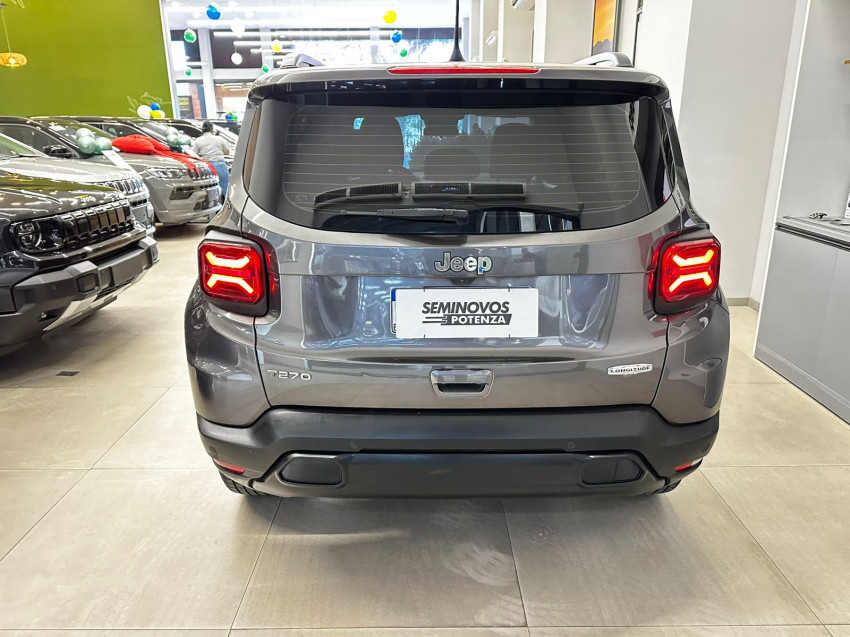 jeep renegade 1.3 t270 turbo flex longitude at6 23/24 seminovo4