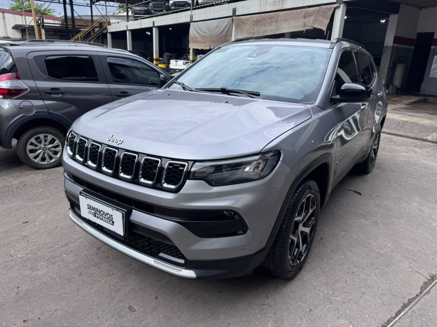 JEEP COMPASS 1.3 T270 TURBO FLEX LONGITUDE AT6 25/26 SEMINOVO2