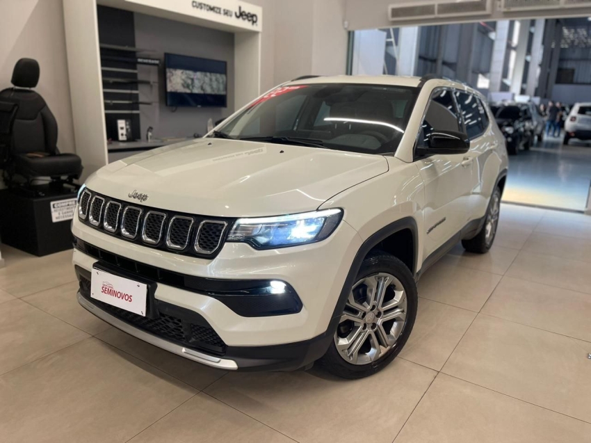 JEEP COMPASS 1.3 T270 TURBO FLEX LONGITUDE AT6 21/22 SEMINOVO2
