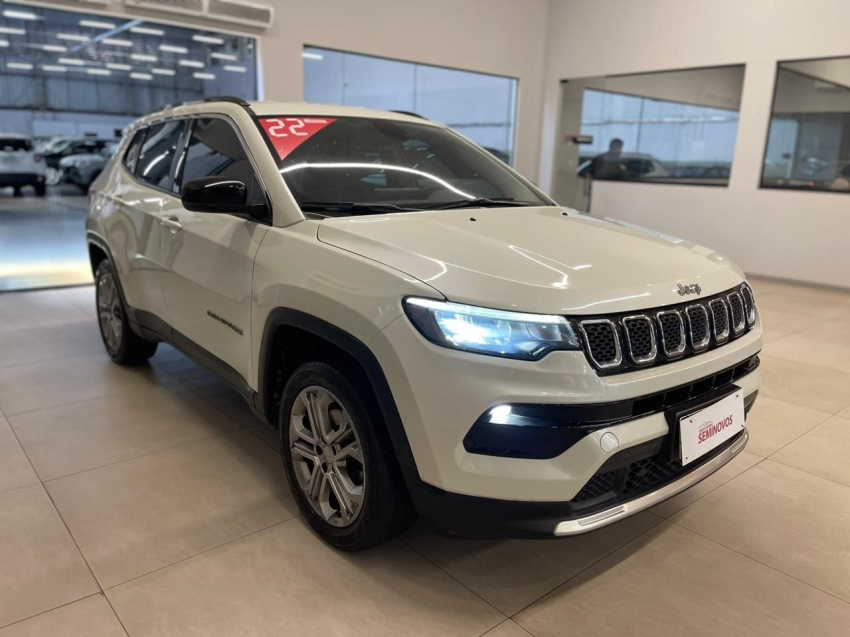 JEEP COMPASS 1.3 T270 TURBO FLEX LONGITUDE AT6 21/22 SEMINOVO0
