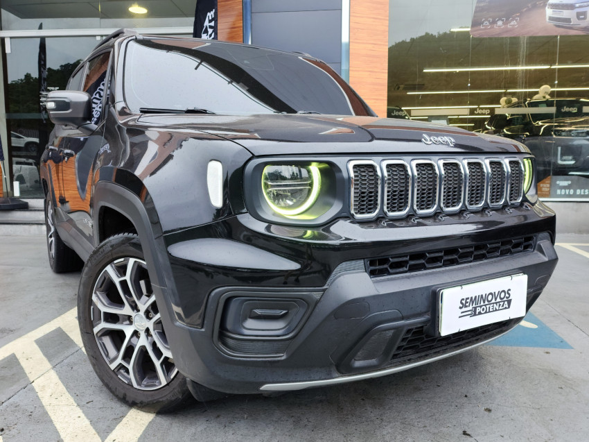 jeep renegade 1.3 t270 turbo flex longitude at6 23/24 seminovo1