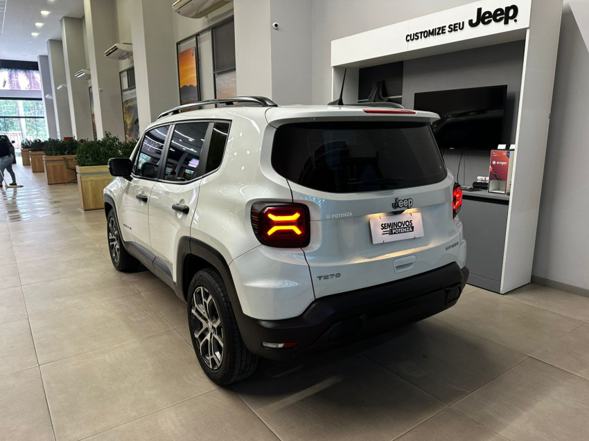 jeep renegade 1.3 t270 turbo flex sport at6 22/22 seminovo5