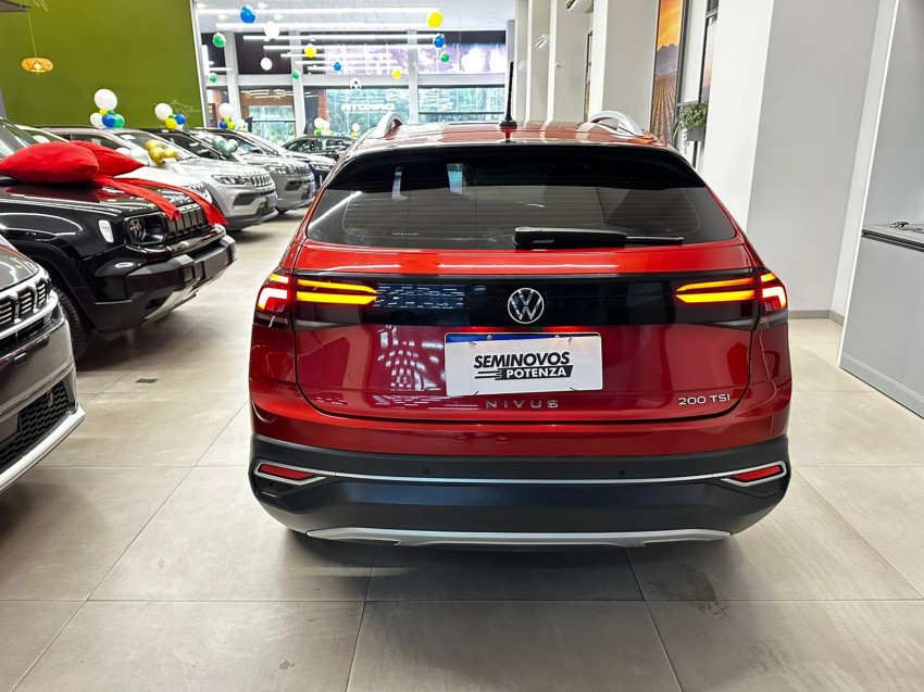 volkswagen nivus highline turbo 200 tsi revisado vermelho metalico automatico super novo4