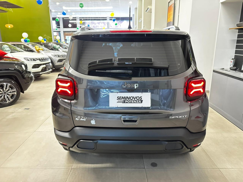 jeep renegade 1.3 t270 turbo flex sport at6 22/23 seminovo4