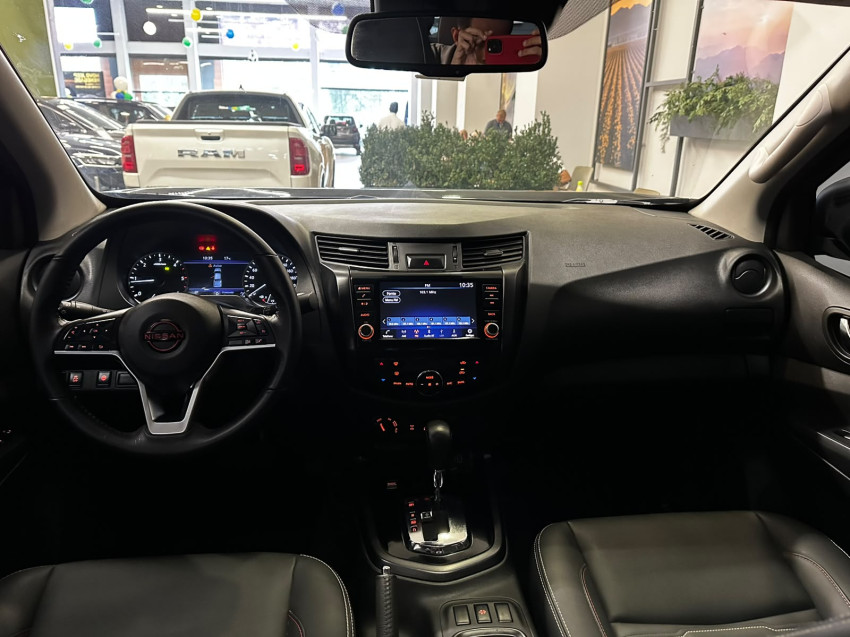 nissan frontier 4x4 diesel pro4x automatico picape baixa km super nova teto solar11