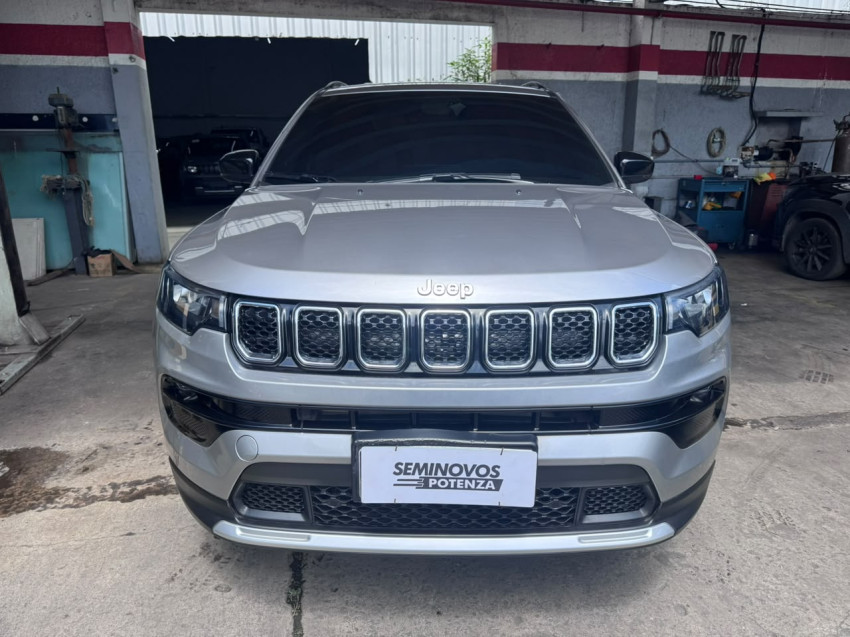 JEEP COMPASS 1.3 T270 TURBO FLEX LONGITUDE AT6 22/22 SEMINOVO1