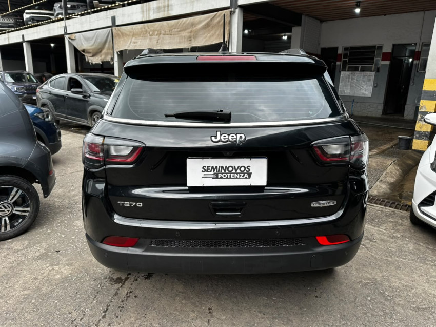 JEEP COMPASS 1.3 T270 TURBO FLEX LONGITUDE AT6 23/24 SEMINOVO4