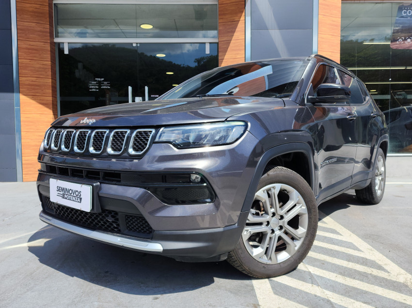 jeep compass 1.3 t270 turbo flex longitude at6 21/22 seminovo