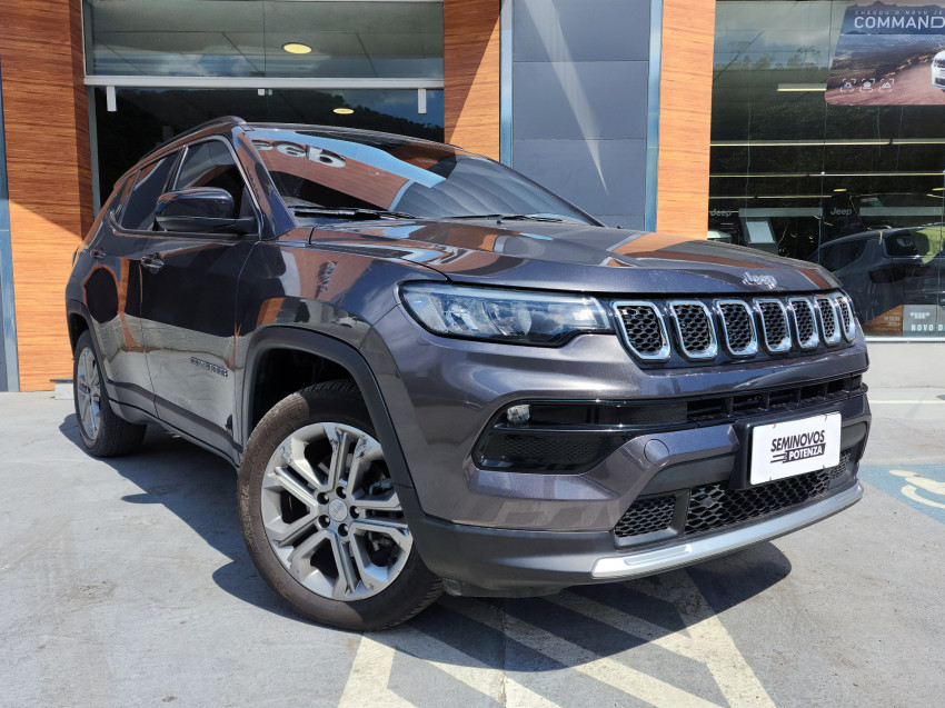 jeep compass 1.3 t270 turbo flex longitude at6 21/22 seminovo