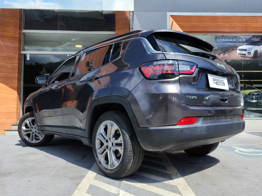 jeep compass 1.3 t270 turbo flex longitude at6 21/22 seminovo