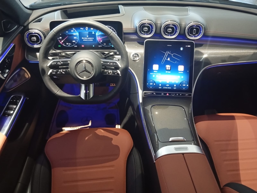 mercedes-benz c 300 2.0 eq boost hibrido amg line 9g-tronic 4p automatico 20268