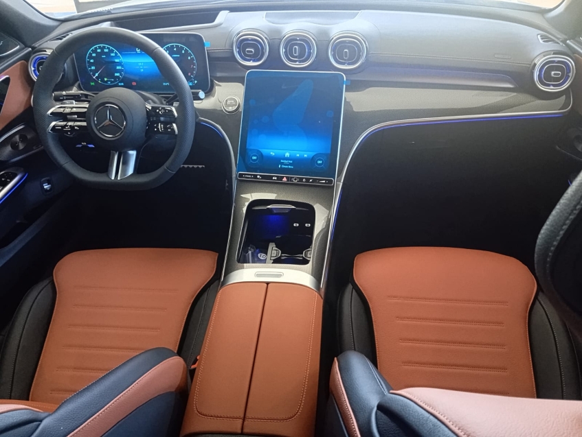 mercedes-benz c 300 2.0 eq boost hibrido amg line 9g-tronic 4p automatico 20265