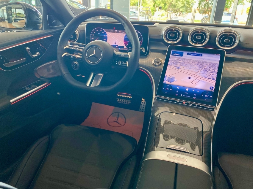 mercedes-benz c 300 2.0 eq boost hibrido amg line 9g-tronic 4p automatico 2025