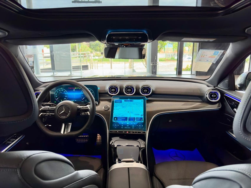 mercedes-benz c 200 1.5 eq boost hibrido amg line 9g-tronic 4p automatico 20268