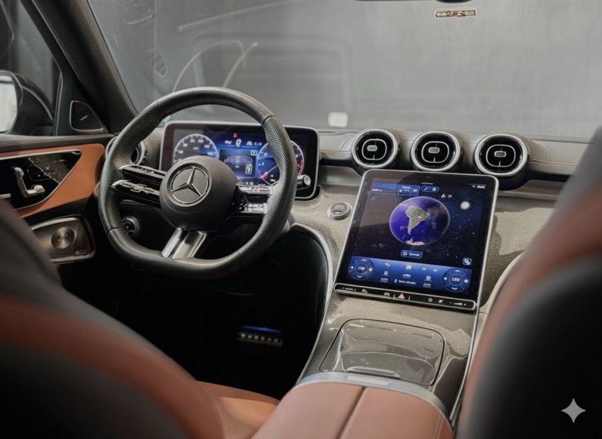 mercedes-benz c 300 2.0 eq boost hibrido amg line 9g-tronic 1.9 4p automatico 20247