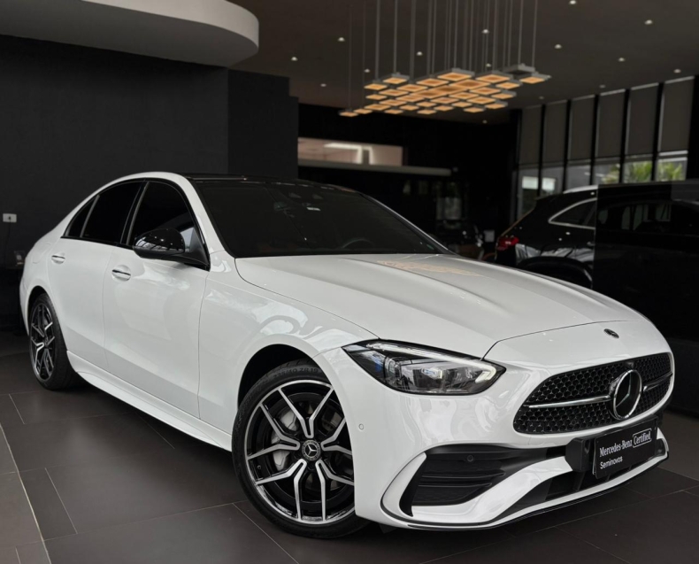 mercedes-benz c 300 2.0 eq boost hibrido amg line 9g-tronic 1.9 4p automatico 2024