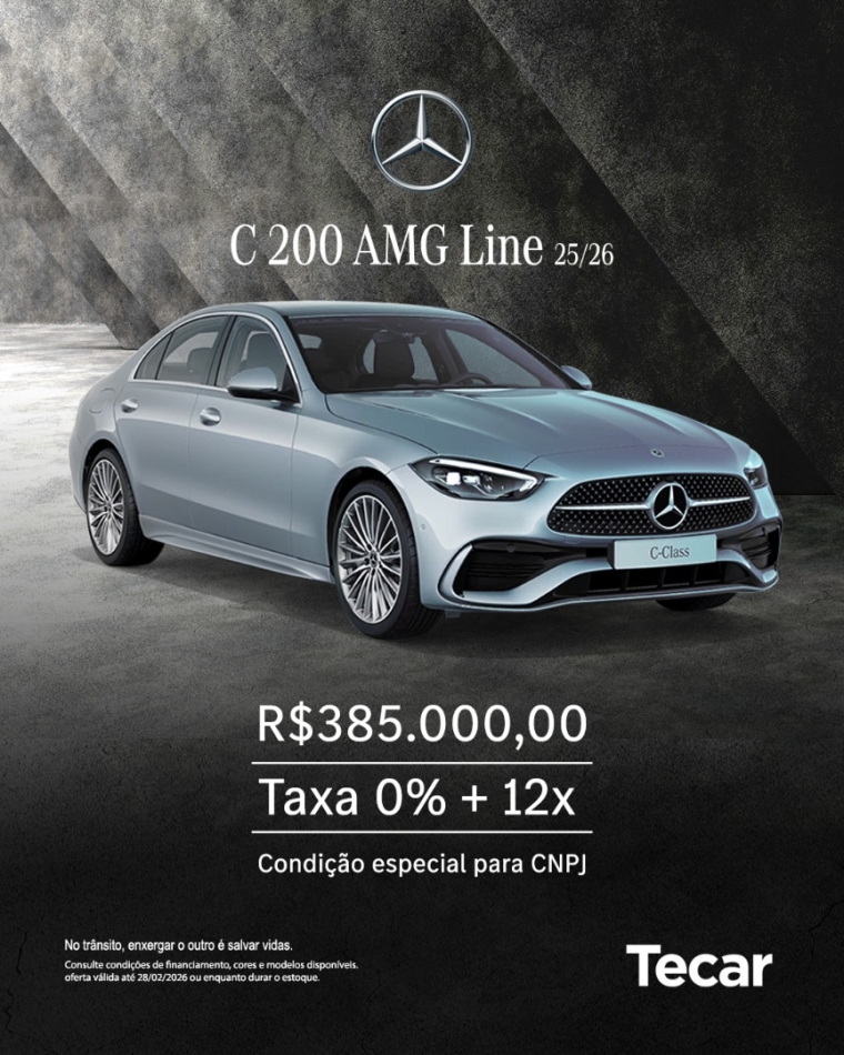 mercedes-benz c 200 1.5 eq boost hibrido amg line 9g-tronic 1.4 4p automatico 20263