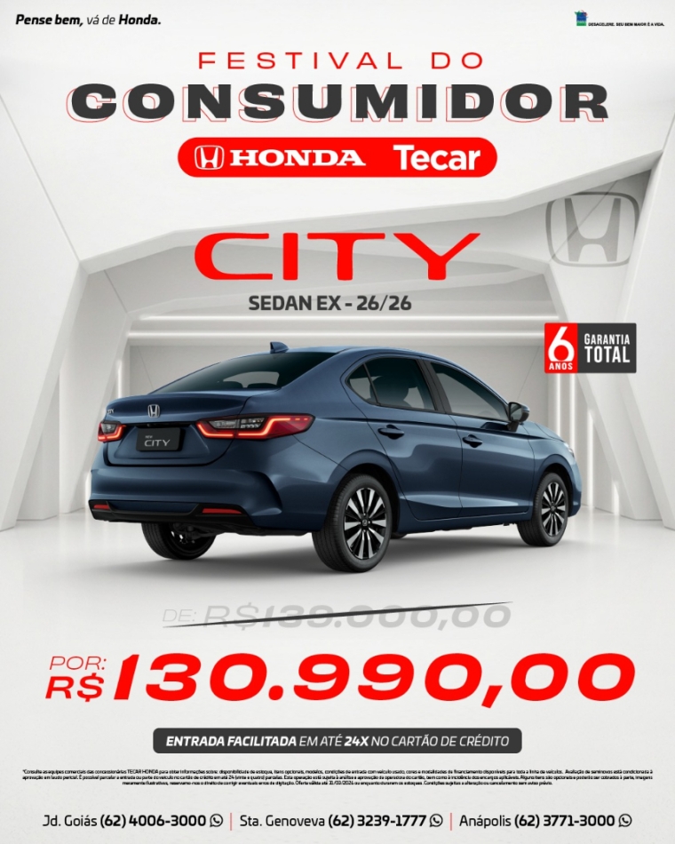 honda city 1.5 i-vtec flex ex cvt 4p automatico 2026