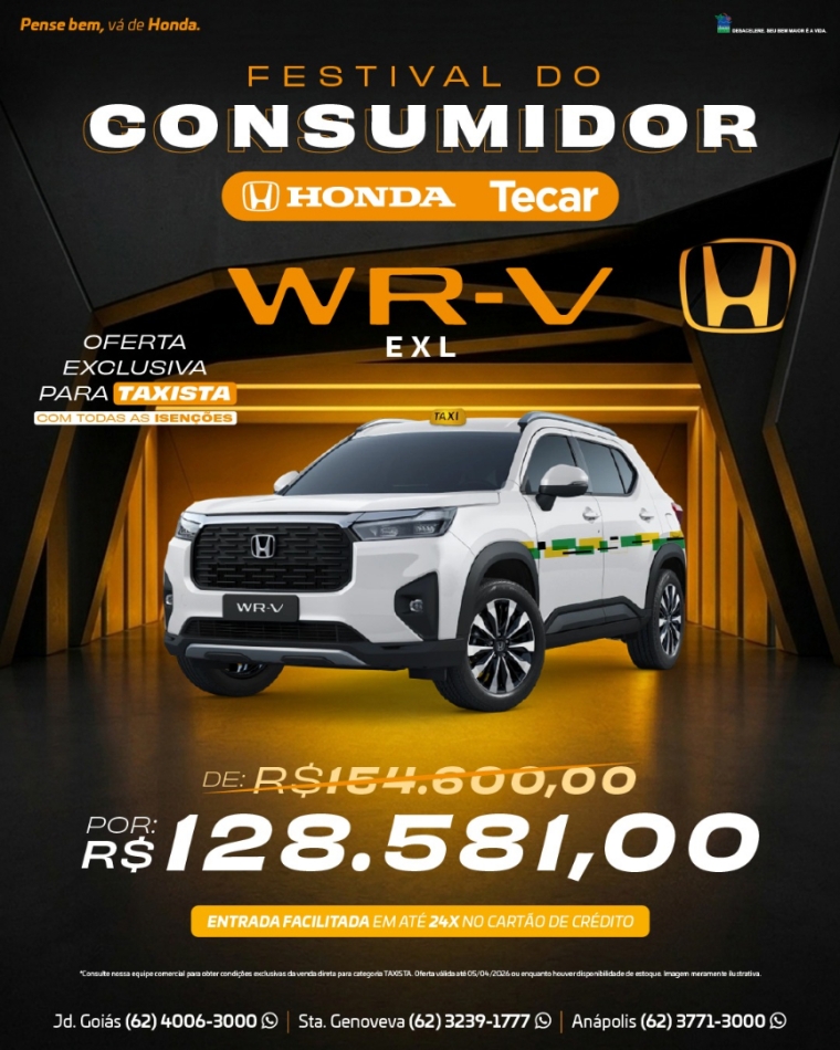 honda wr-v 1.5 i-vtec flex exl cvt 4p automatico 2026