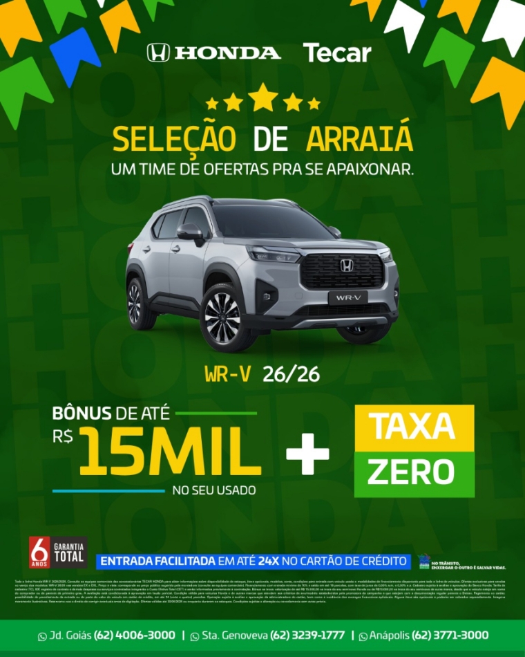 honda wr-v 1.5 i-vtec flex exl cvt 4p automatico 20260