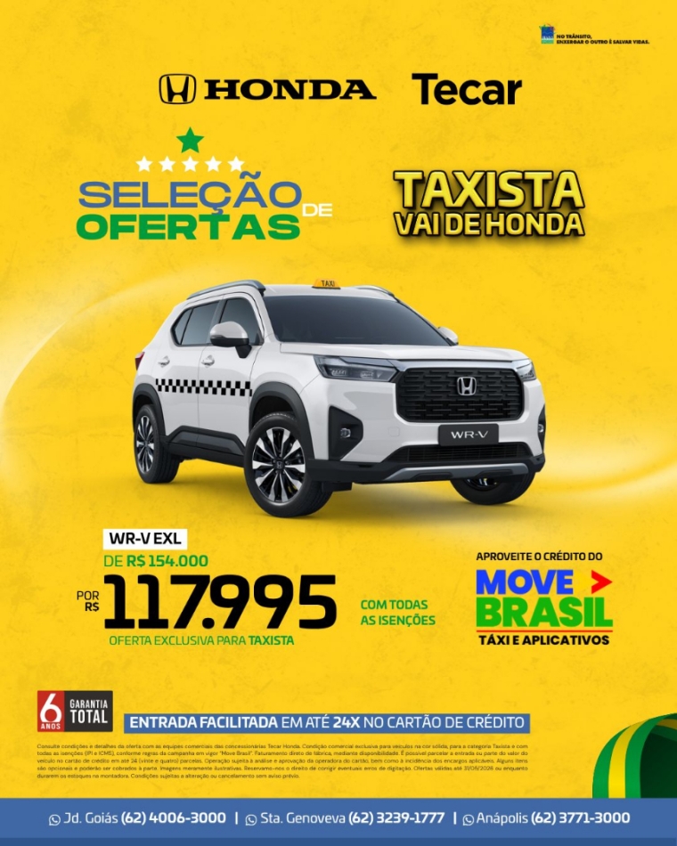 honda wr-v 1.5 i-vtec flex exl cvt 4p automatico 2026