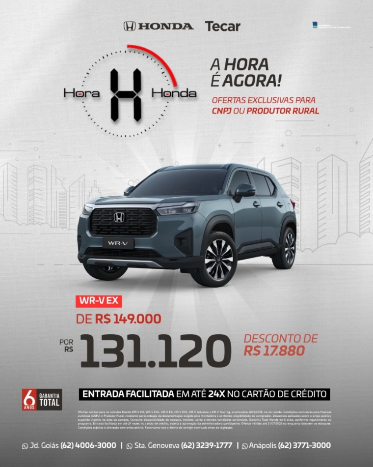 honda wr-v 1.5 i-vtec flex ex cvt 4p automatico 20260