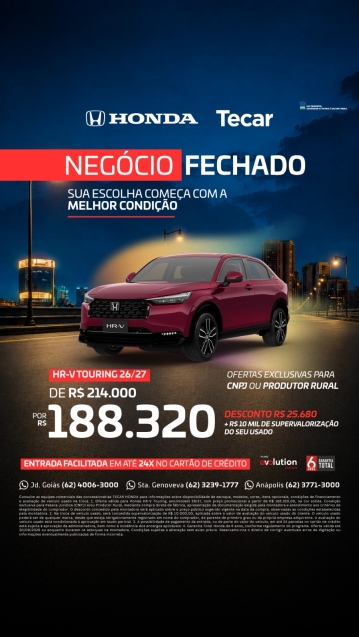 honda hr-v 1.5 di i-vtec turbo flex touring cvt 4p automatico 20270