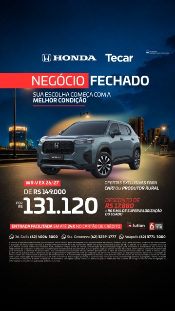 honda wr-v 1.5 i-vtec flex ex cvt 4p automatico 20270
