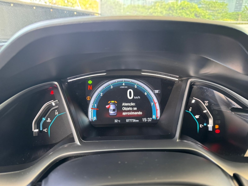 honda civic 2.0 16v flexone exl 4p cvt flex automatico 20186
