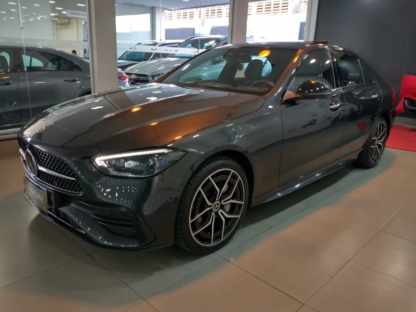 mercedes-benz c 300 2.0 eq boost hibrido amg line 9g-tronic 4p automatico 2022