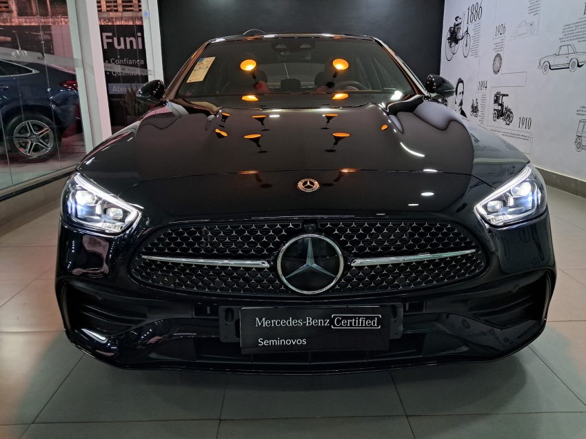 mercedes-benz c 300 2.0 eq boost hibrido amg line 9g-tronic 4p automatico 2024