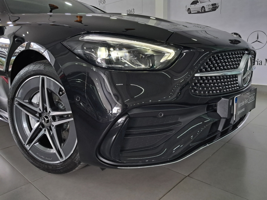 mercedes-benz c 200 1.5 eq boost hibrido amg line 9g-tronic 4p automatico 2022