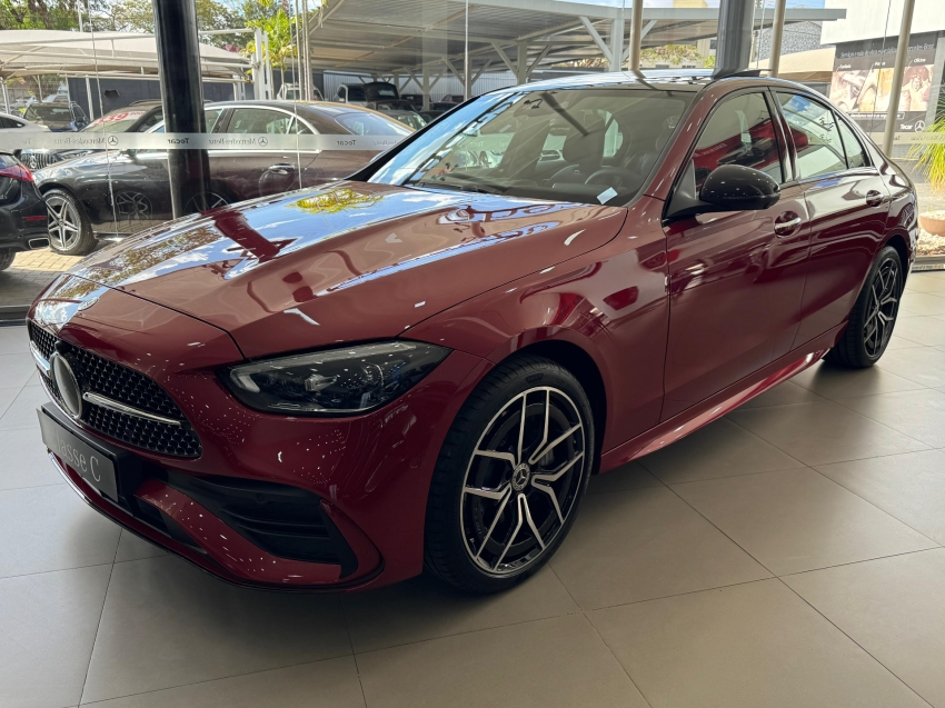 mercedes-benz c 300 2.0 eq boost hibrido amg line 9g-tronic 4p automatico 2024